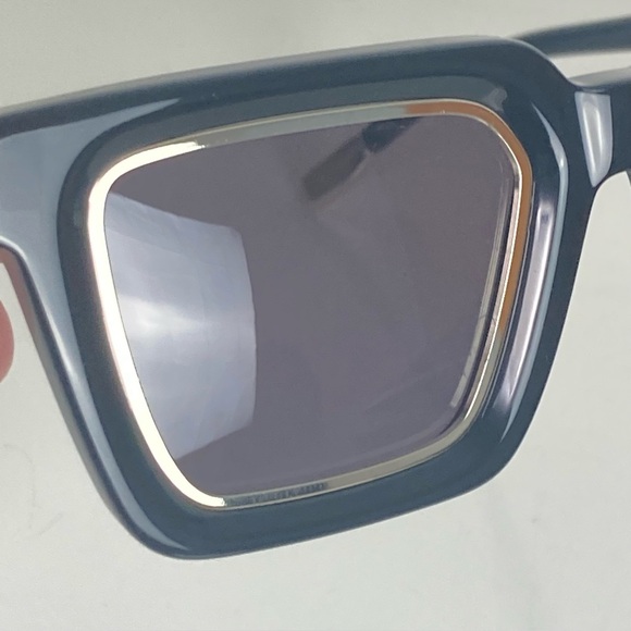 VANTA GAMMA Italian Sunglasses  - Gloss Black & Gold - $265.00 main image 6